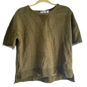 Target Cropped Sweater Tee